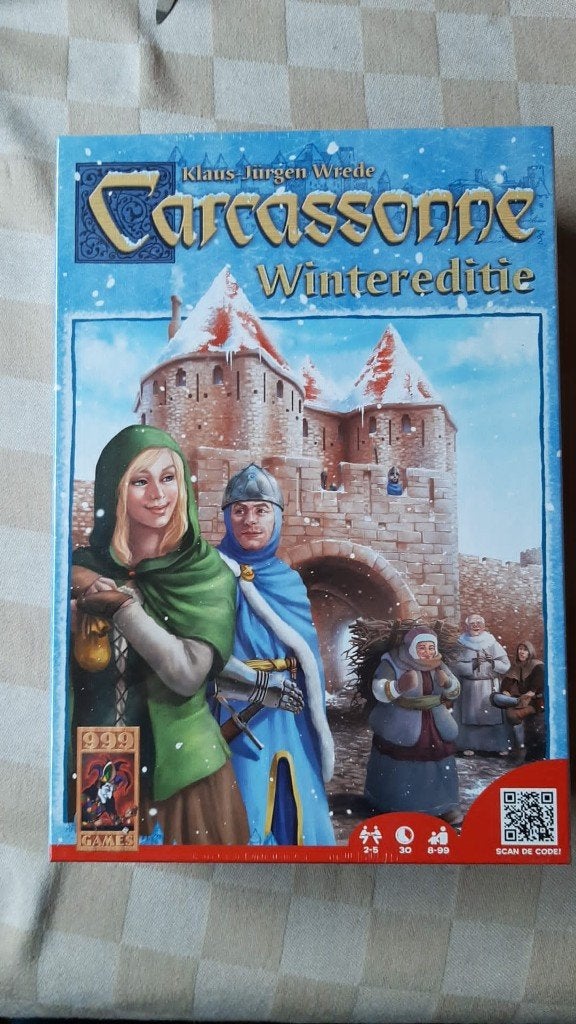 bordspel seal Carcassonne Winter editie + peperkoekman, Hobby en Vrije tijd, Een of twee spelers, Ophalen of Verzenden, Nieuw