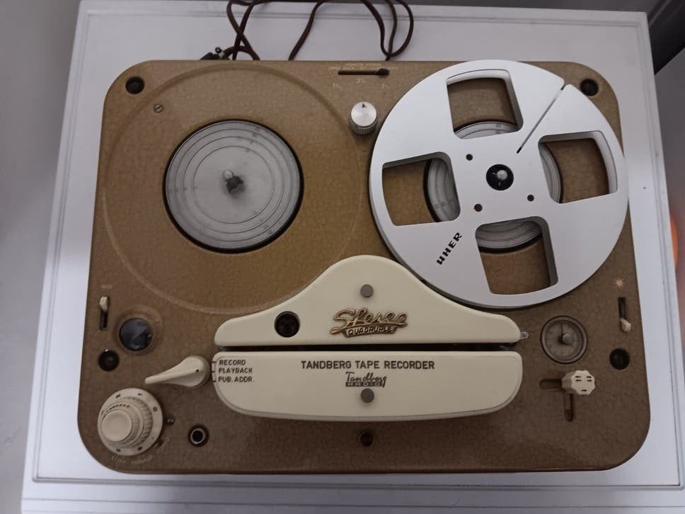 tandberg tape recorder model 5 , bandopnemer 1959, Audio, Tv en Foto, Ophalen of Verzenden, Bandrecorder