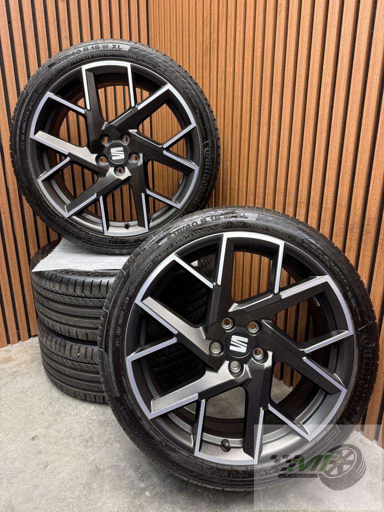 18" Seat Ibiza FR Performance Machined 5x100 6F0601025AC OEM, Auto-onderdelen, Banden en Velgen, 18 inch, -, -, Banden en Velgen
