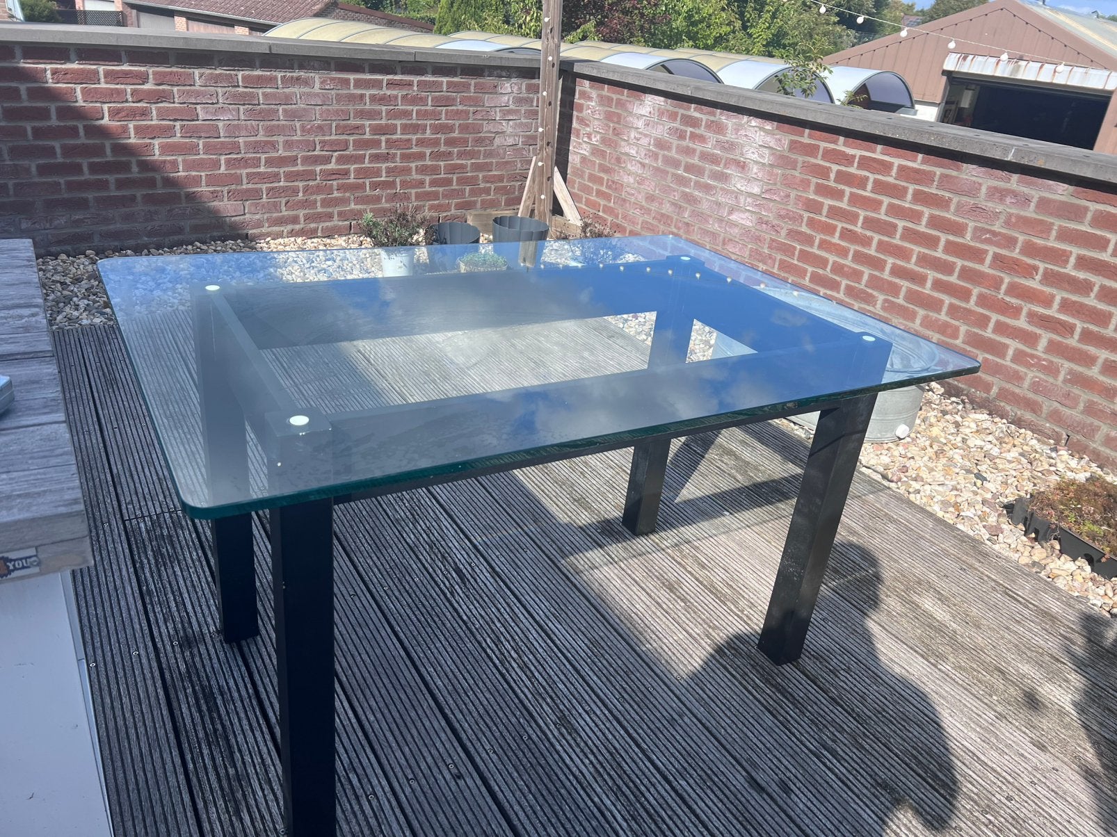 Gratis tafel en stoelen, Huis en Inrichting, Ophalen, Overige materialen, Gebruikt, 100 tot 150 cm
