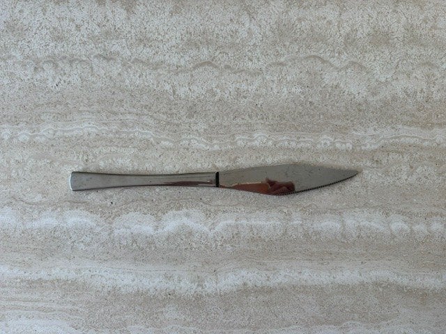 Inox getand keukenmes Elypsys ff -  30cm (nr5074), Los bestek, Keukenmes, Nieuw, Ophalen of Verzenden