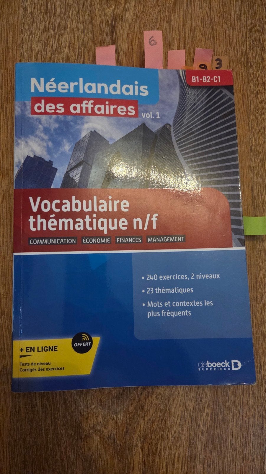 néerlandais des affaires volume 1 ichec, Livres, Enlèvement, Neuf