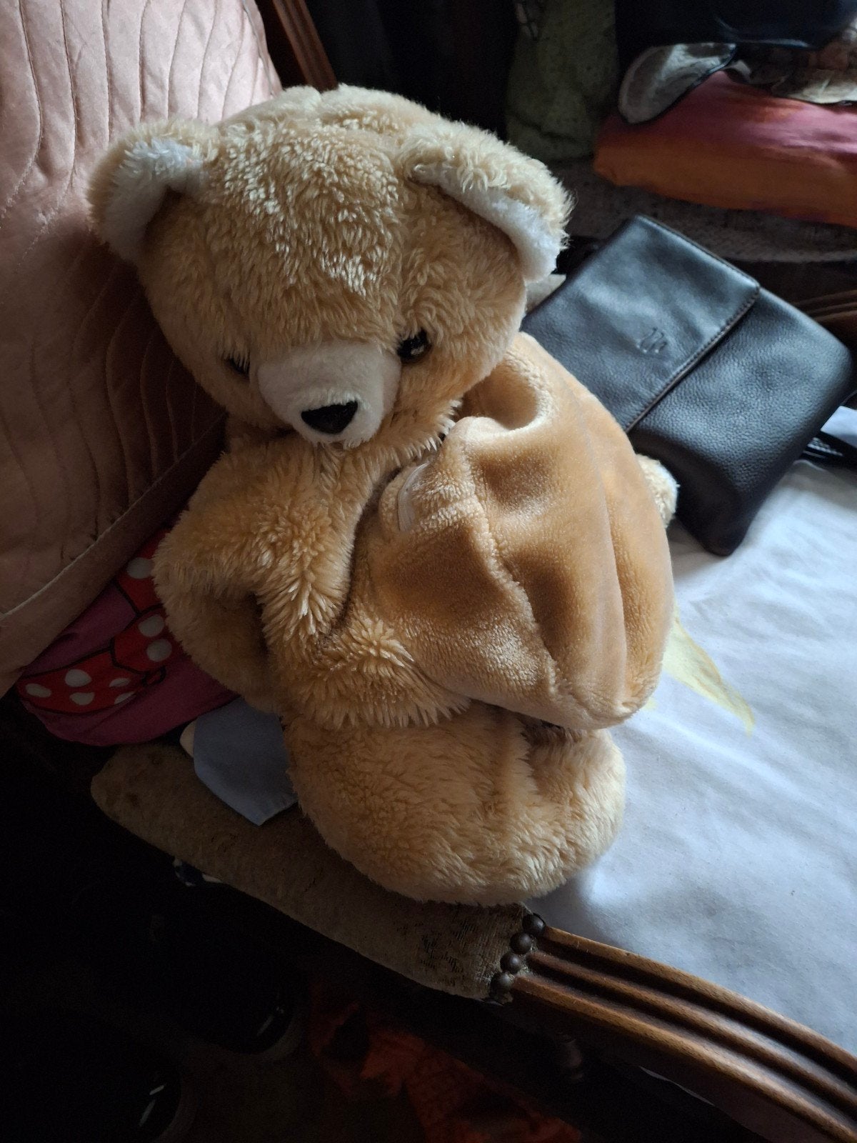 pandabeer rugzak te koop, Verzamelen, Ophalen, Zo goed als nieuw, Stoffen beer, Overige merken