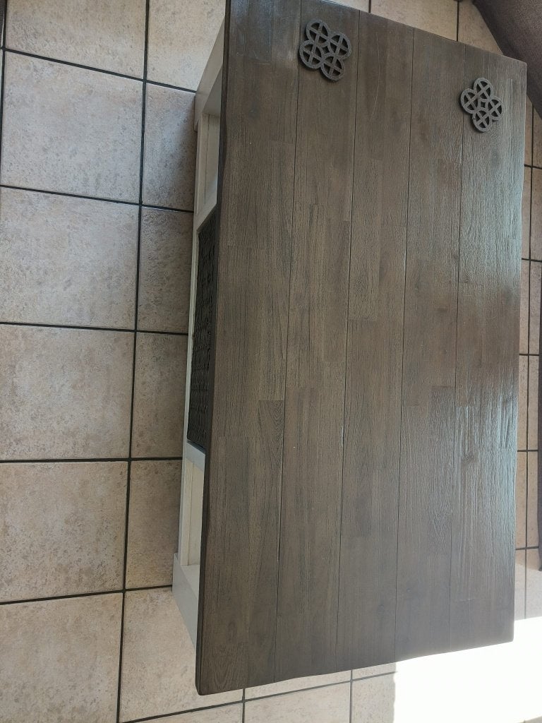 salontafel, Huis en Inrichting, Ophalen, Overige materialen, Gebruikt, 100 tot 150 cm