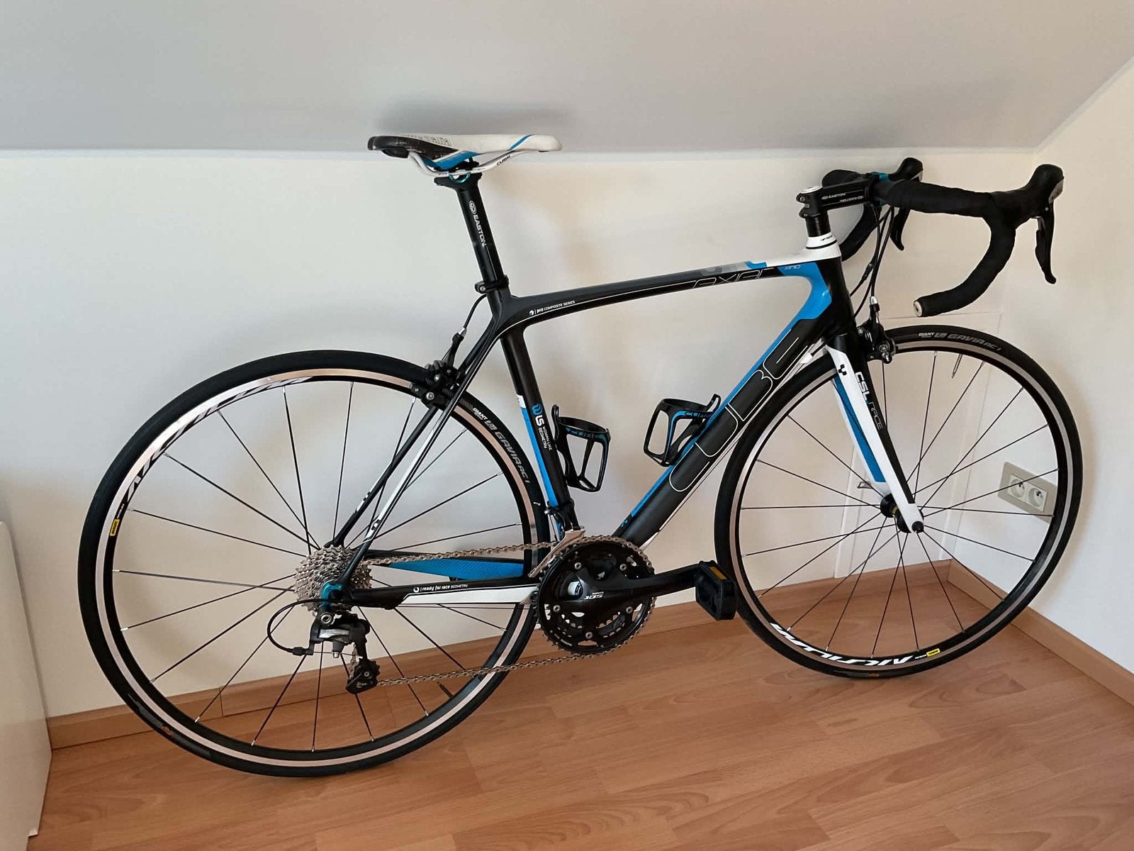 Dames koersfiets Carbon ultegra Cube axial mt 55, Fietsen en Brommers, Fietsen | Racefietsen, Zo goed als nieuw, Dames, Meer dan 20 versnellingen