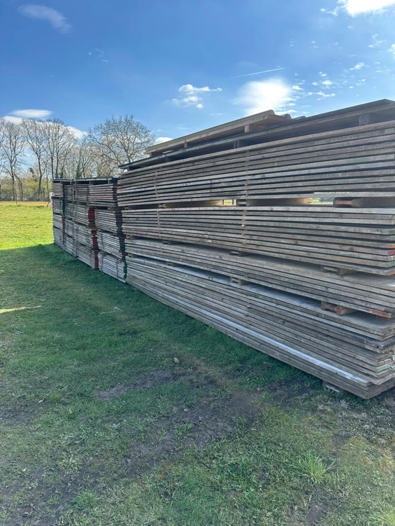 Gebruikt steigerhout, Tuin en Terras, Schuttingen, Zo goed als nieuw, Ophalen