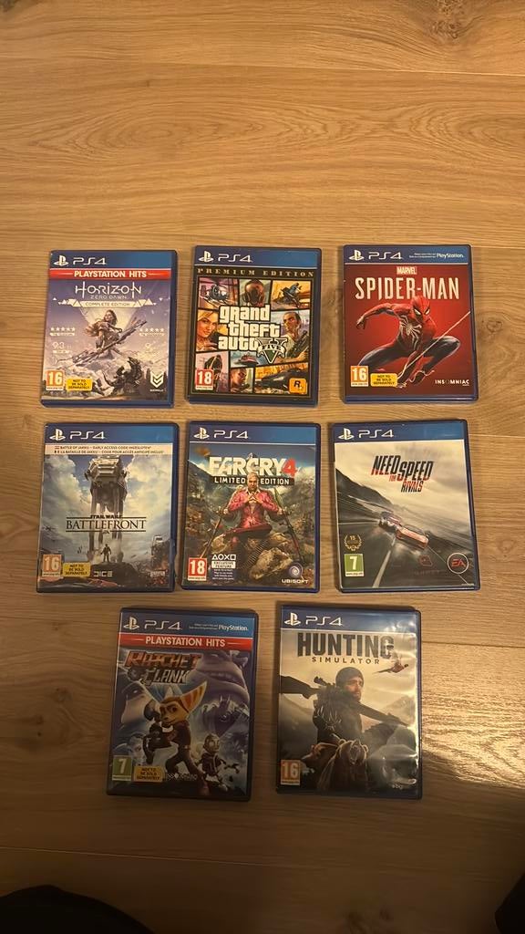 Verschillende ps4 spellen/games, Enlèvement ou Envoi, Comme neuf