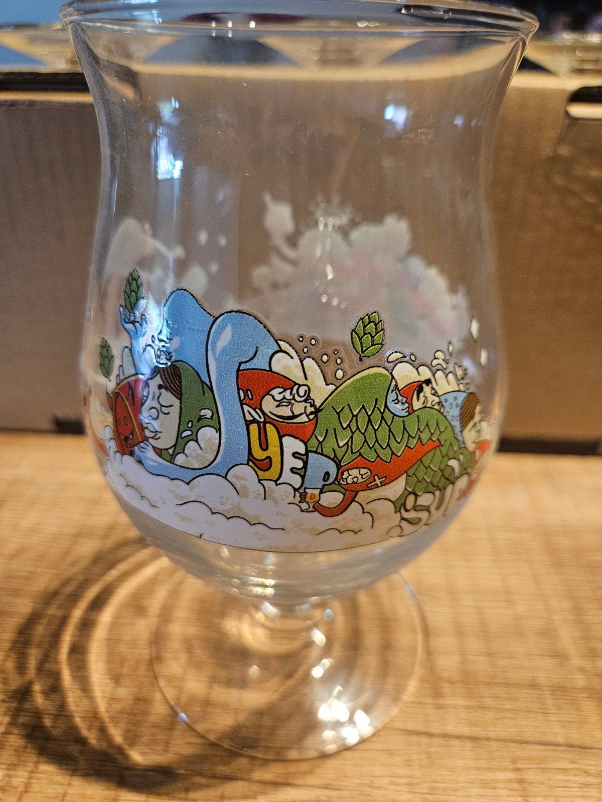 Duvel glas JT Daniels, Ophalen, Duvel