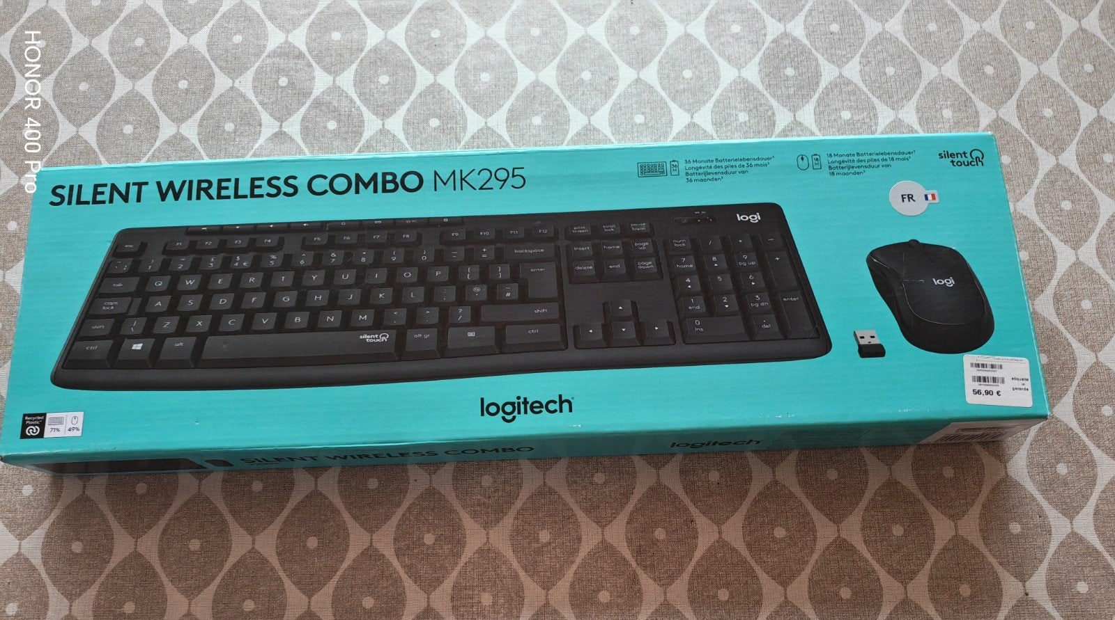 Logitech - nouveau clavier avec souris et clé USB, Enlèvement ou Envoi