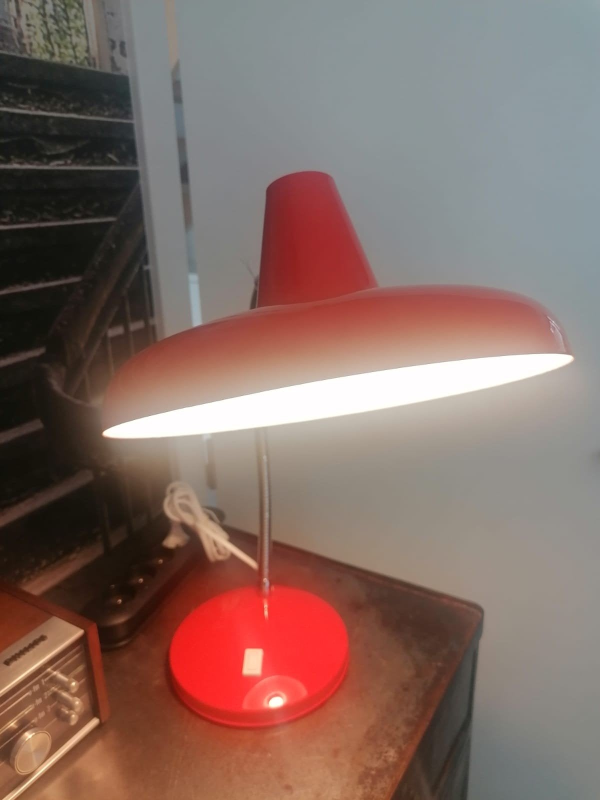 vintage bureauLamp jaren 60-70, Ophalen of Verzenden, Bureaulamp, Vintage