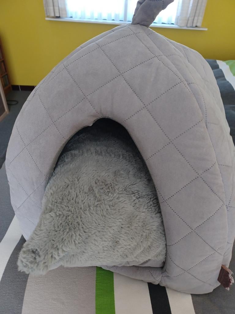 Mand voor kleine hond, Ophalen