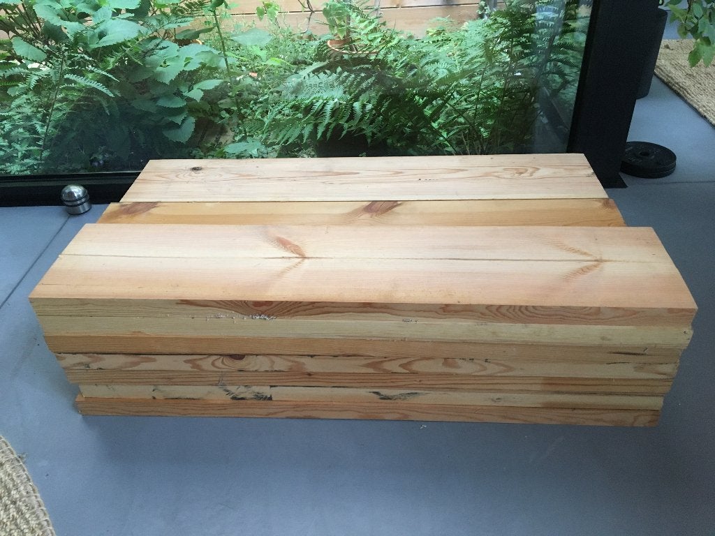 Houten balken-17stuks (prijs voor alles maar kan apart), Doe-het-zelf en Bouw, Ophalen, Nieuw