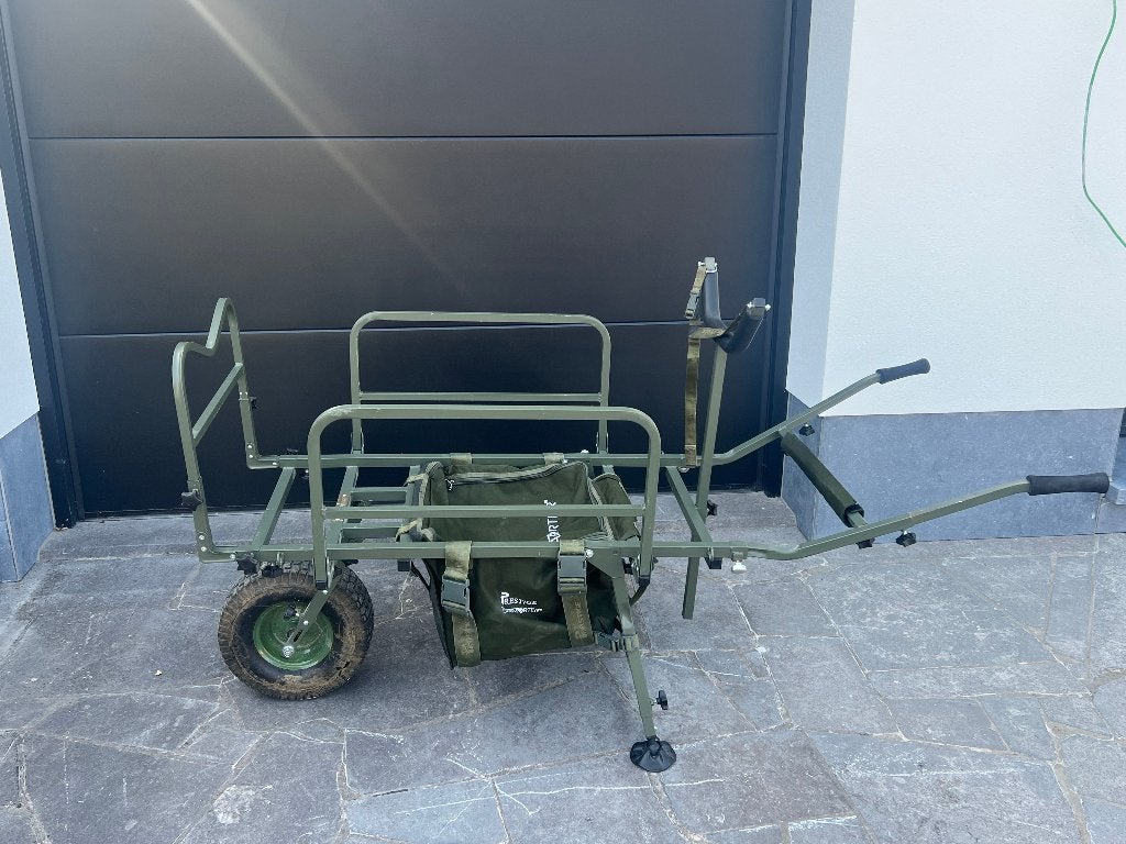 carp porter mk 4 s, Watersport en Boten, Hengelsport | Karpervissen, Ophalen, Zo goed als nieuw, Complete set