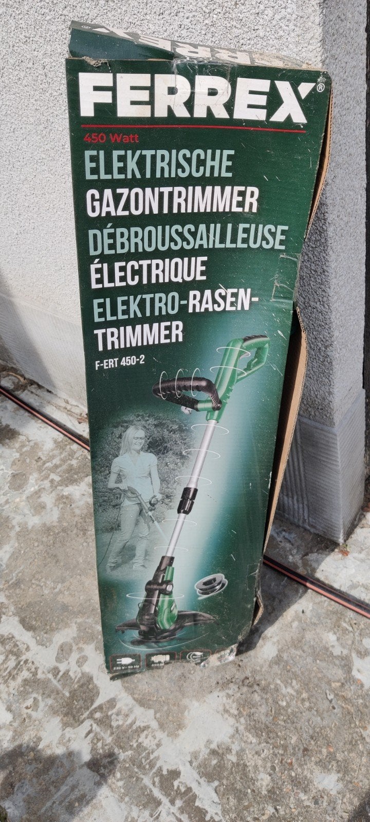 Gazontrimmer Ferrex 450watt, Jardin & Terrasse, Enlèvement
