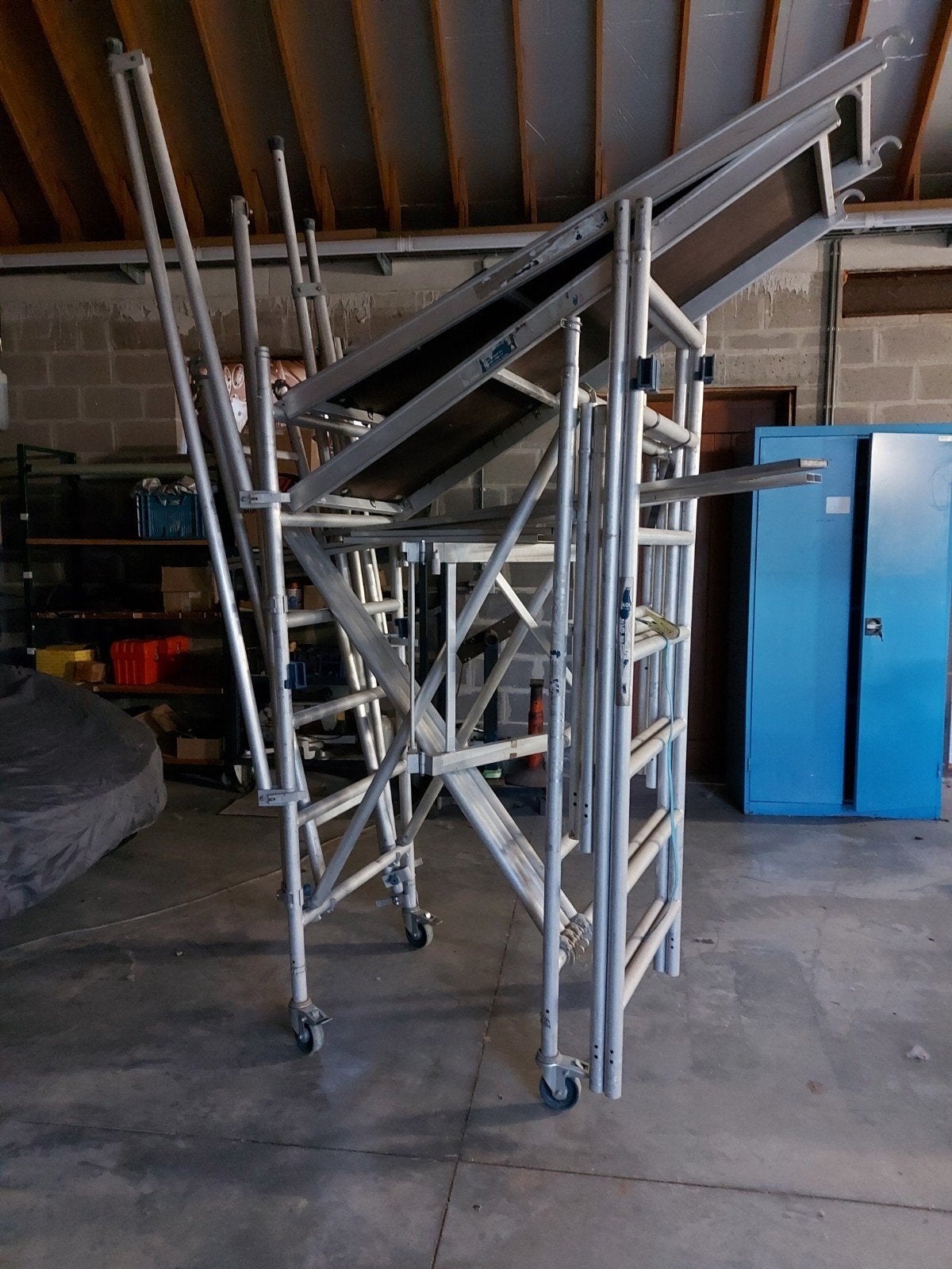 Stelling allu ., Doe-het-zelf en Bouw, Steigers, Ophalen