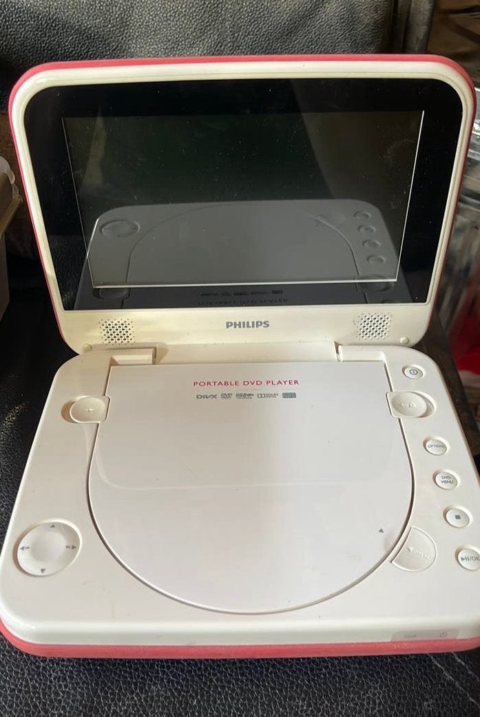 Philips Draagbare DVD-speler PD7006P (Roze / Kids Edition), TV, Hi-fi & Vidéo, Enlèvement ou Envoi, Utilisé, Lecteur DVD, Philips