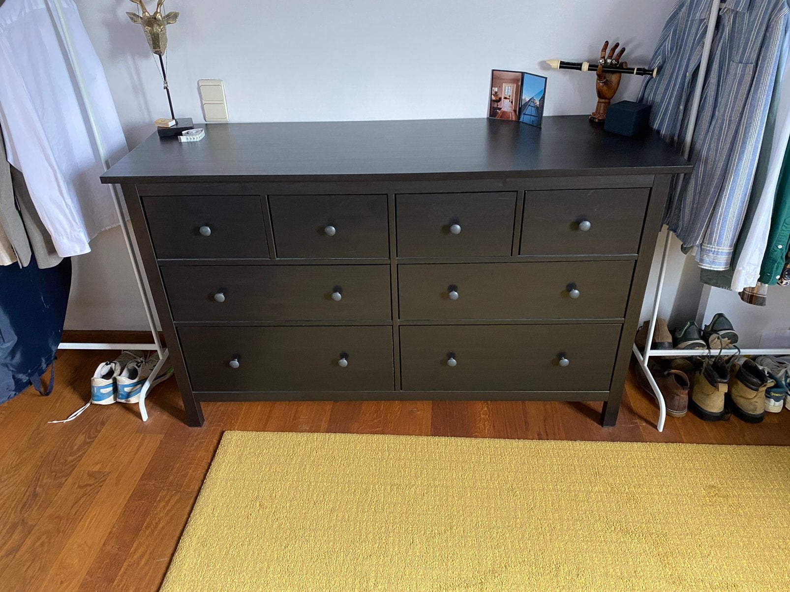 Ikea HEMNES ladekast 8 lades, Maison & Meubles, Armoires | Dressoirs, Enlèvement, Comme neuf