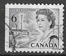 Canada 1967/1972 - Yvert 382B L - Koningin Elisabeth II (ST), Postzegels en Munten, Postzegels | Amerika, Gestempeld, Verzenden