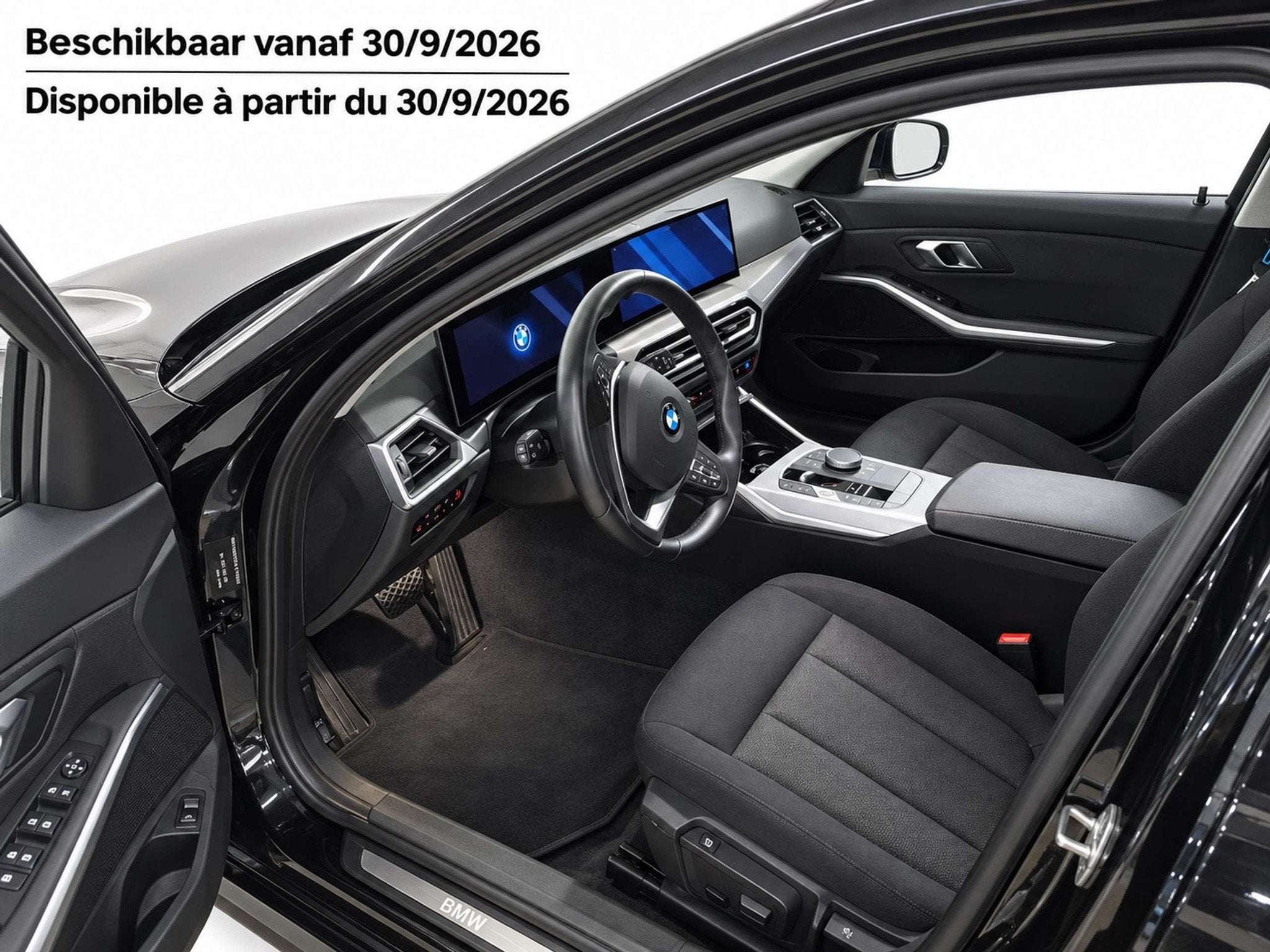 BMW 318 iA Automaat Benzine Facelift Garantie, Autos, Achat, Euro 6, Carnet d'entretien, Noir