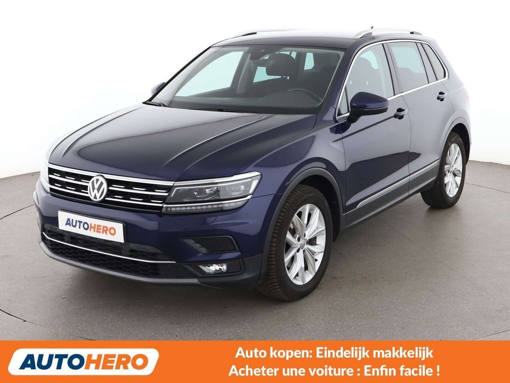 Volkswagen Tiguan 1.4 TSI ACT Carat BlueMotion Tech, Auto's, Stof, Blauw, Overige brandstoffen, 1498 kg