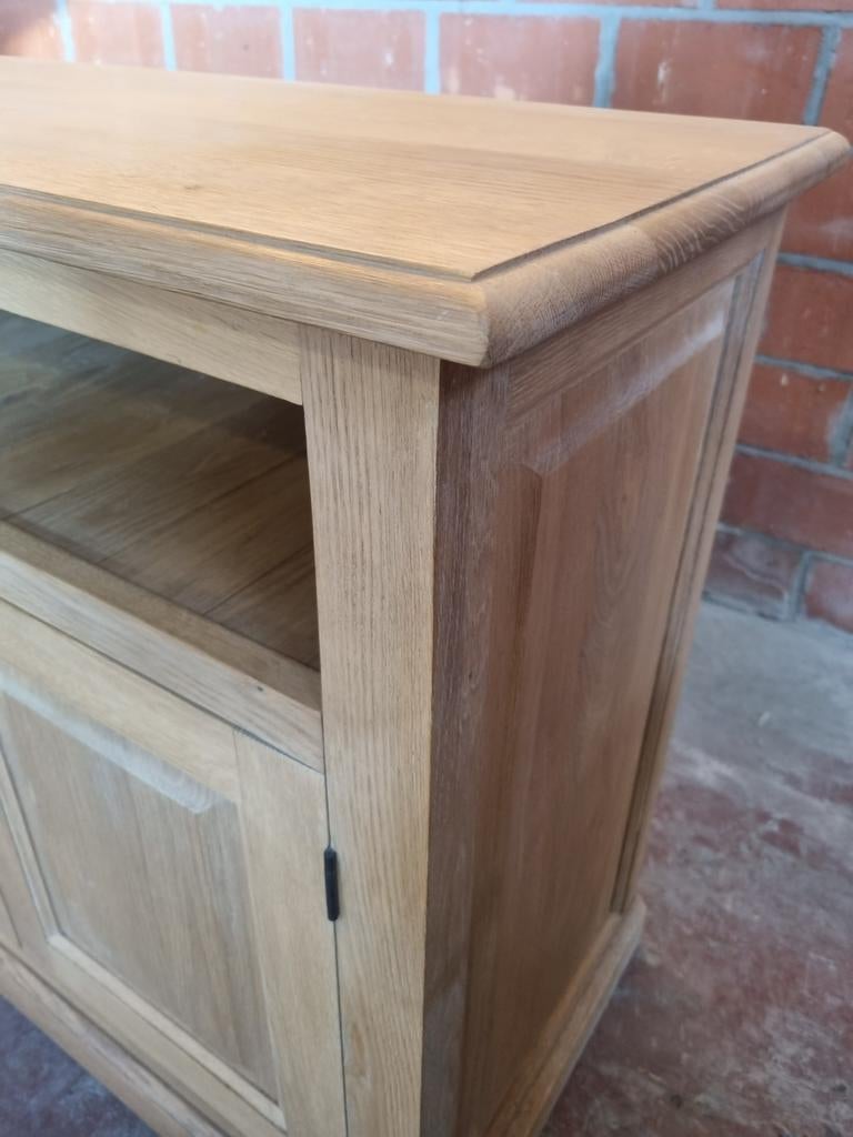 Eiken tv meubel art:94/26.5, Huis en Inrichting, Ophalen, Eikenhout, Belgie, Belgie