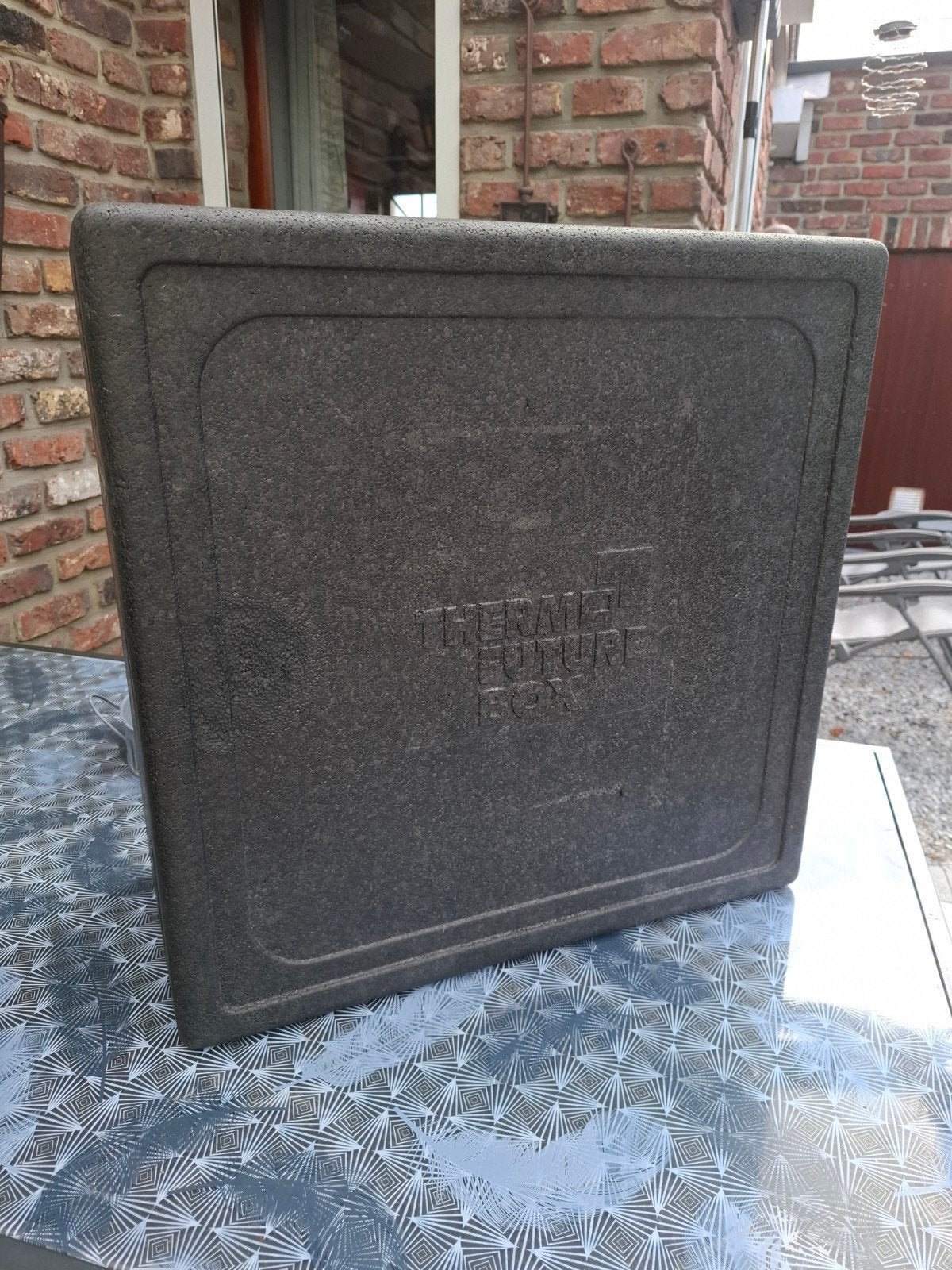 Thermo Future Box. 60x60x28h 64L zwart, Ophalen, Gebruikt