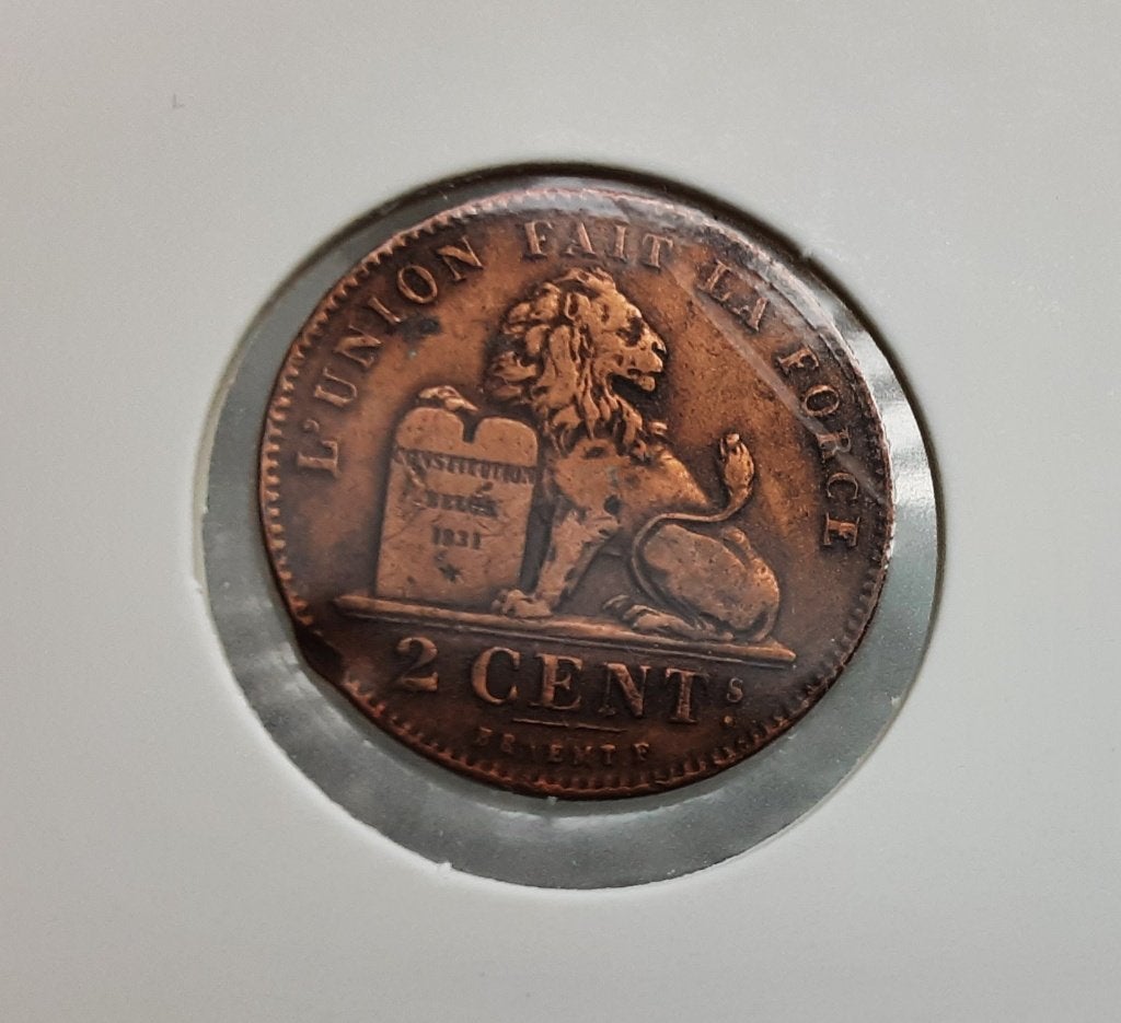 Belgique - 2 cents — 1909 Fr. (Réf 115)., Enlèvement ou Envoi, Autre, Monnaie en vrac