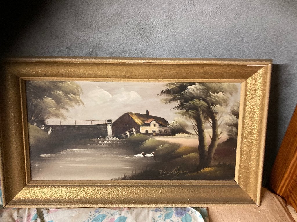 Schilderij, Antiquités & Art, Art | Peinture | Classique, Autres sujets, Autres techniques, Enlèvement, Autres styles