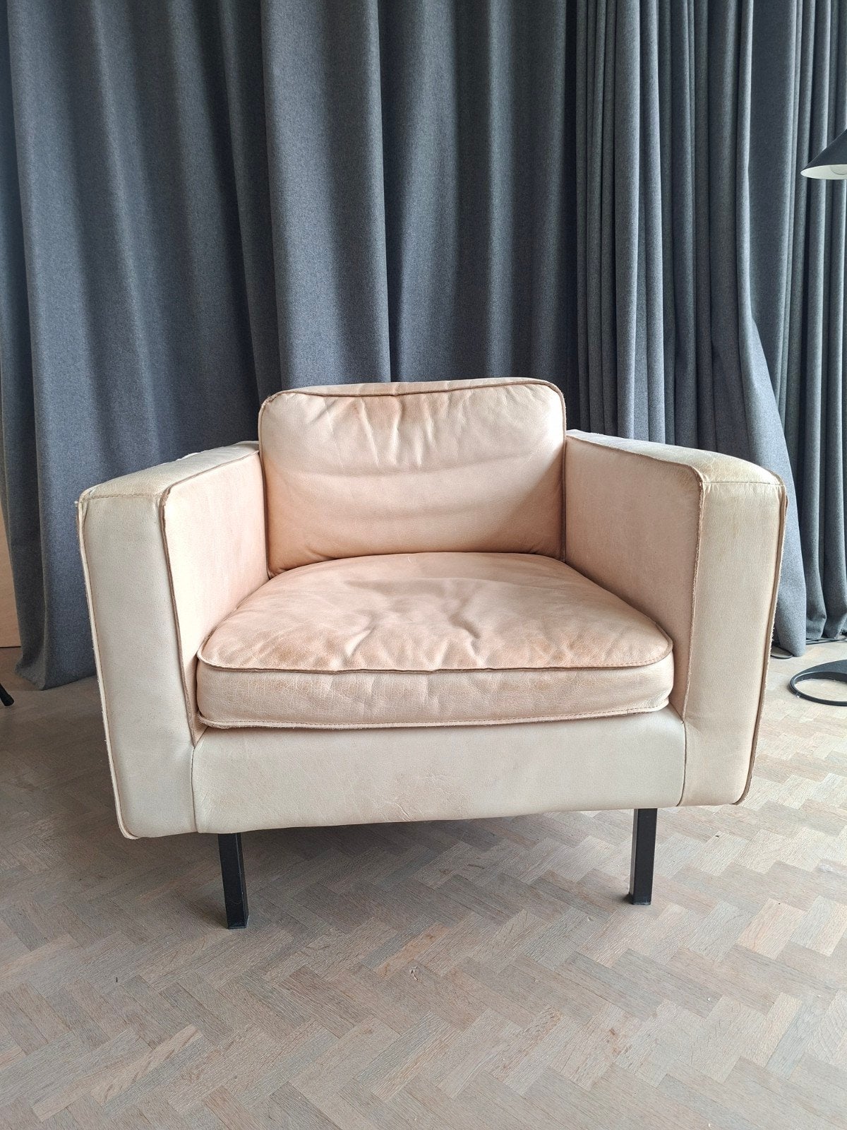 Leren fauteuil/zetel van furnified, Enlèvement