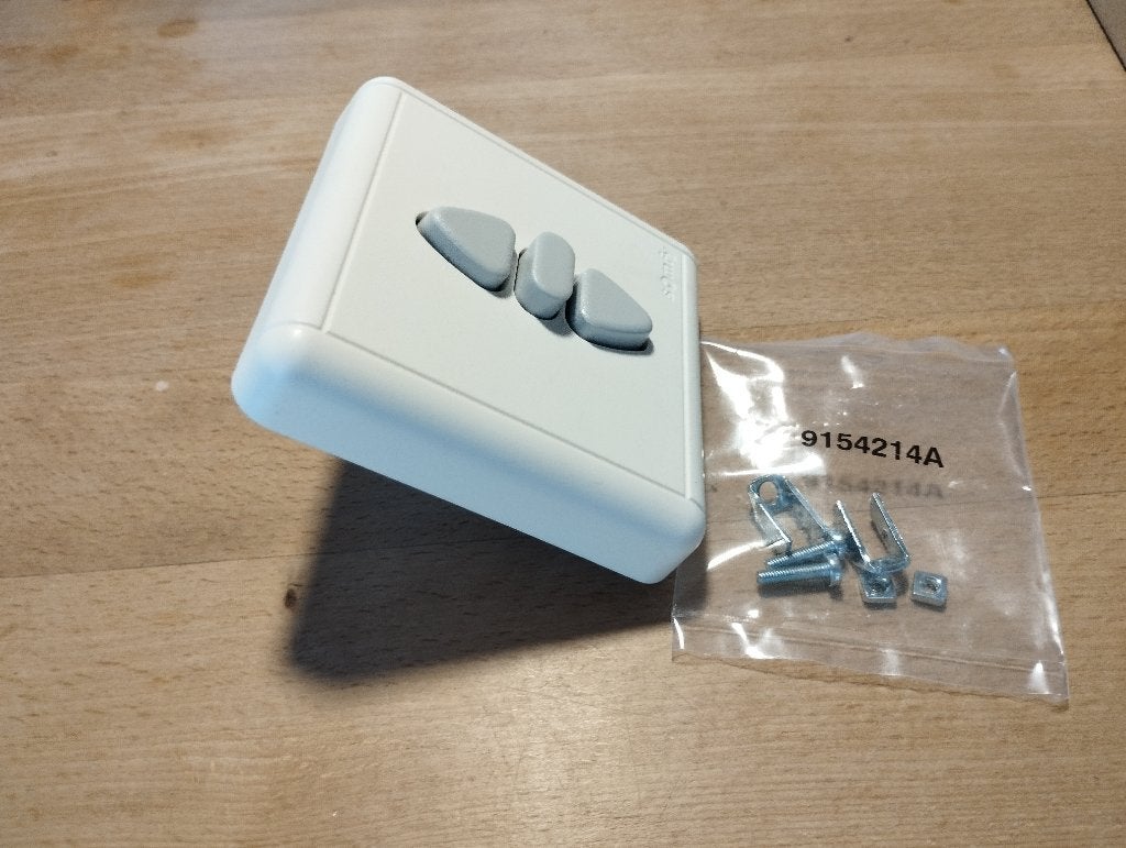 Somfy Inis Keo Rolluikschakelaar / Wandschakelaar, Doe-het-zelf en Bouw, Minder dan 100 cm, Wit, Nieuw, Ophalen of Verzenden