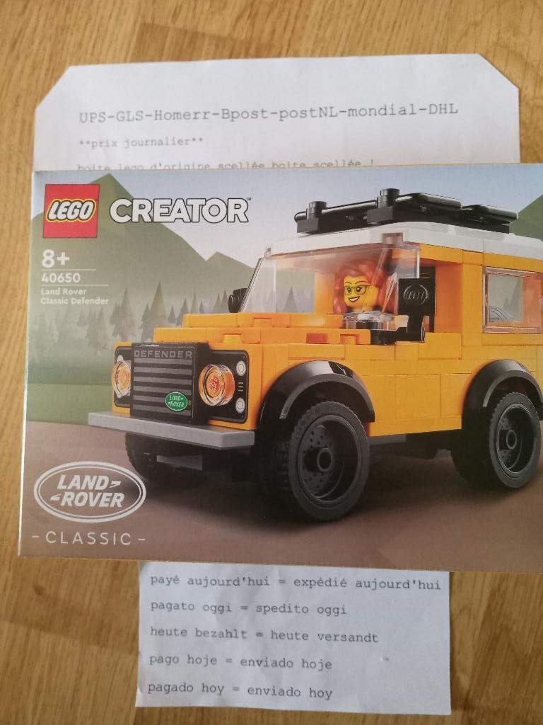 LEGO Creator 40650 - Land Rover Classic Defender - Nouveau-, Enfants & Bébés, Jouets | Duplo & Lego, Neuf, Lego, Ensemble complet