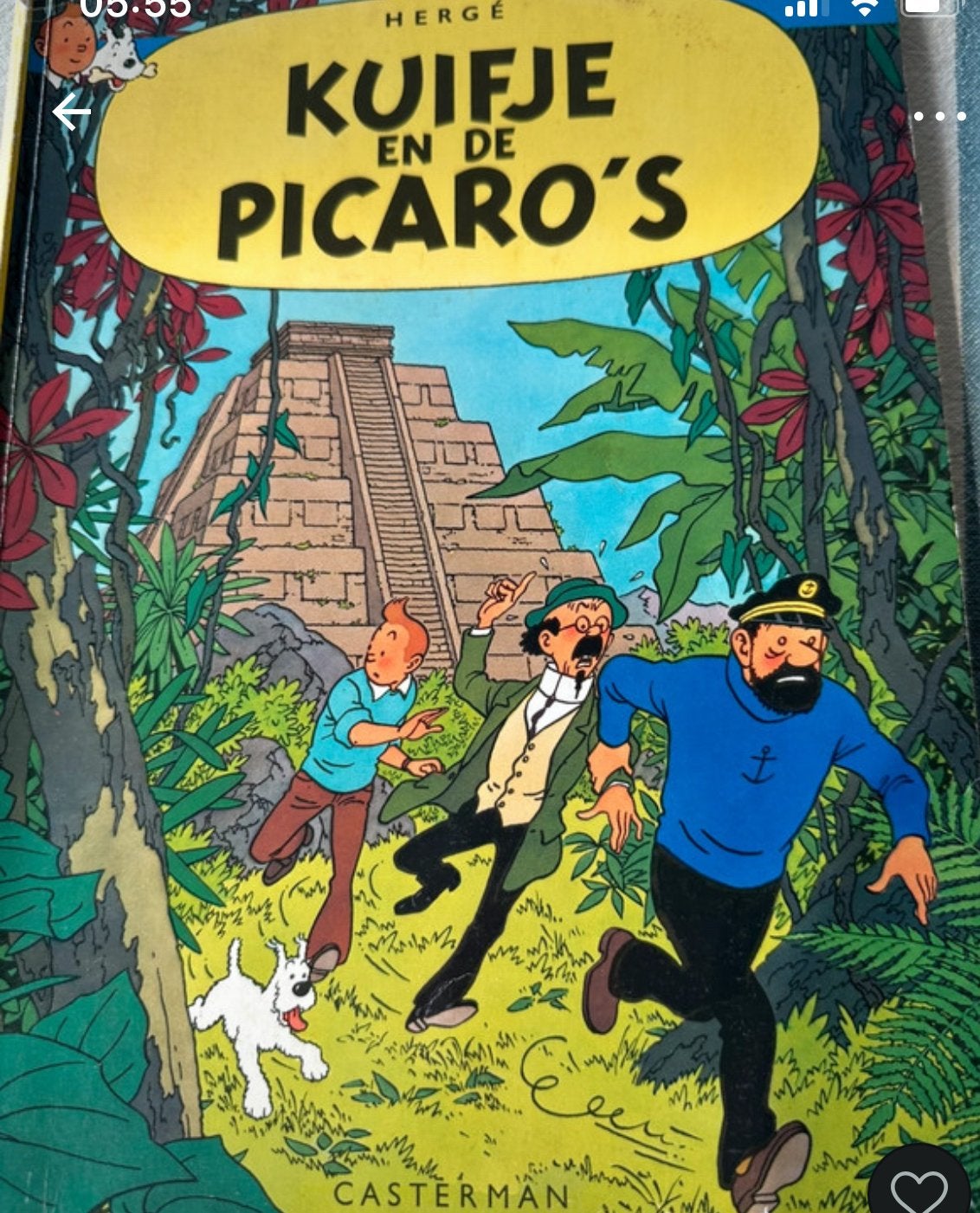 Tintin et les Picaros, Enlèvement ou Envoi, Comme neuf