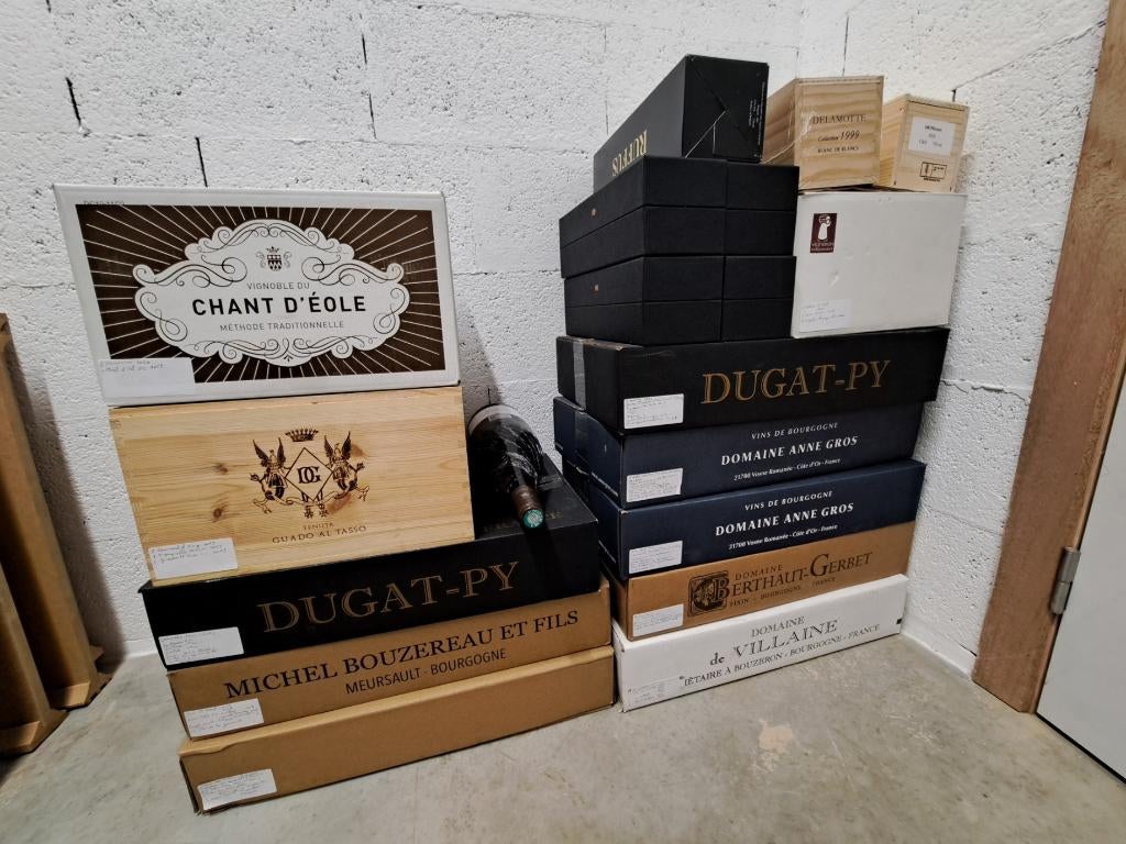 Grands vins A. Rousseau, Dugat-Py, d'Auvenay, A. Gros...., Collections, Vins, Neuf, Pleine, Enlèvement, Autres types