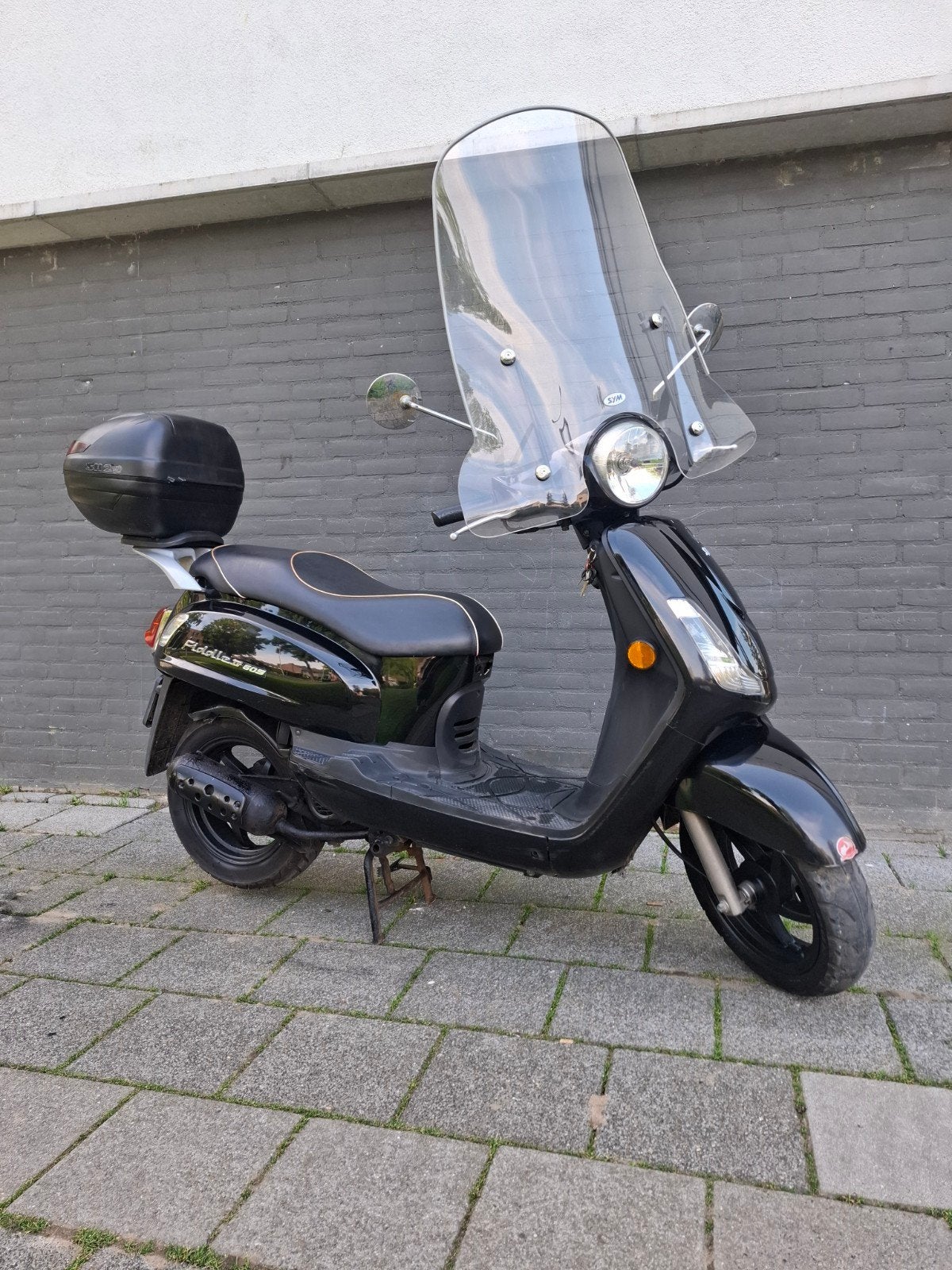 sym fiddle, Fietsen en Brommers, Ophalen, Klasse A (25 km/u), Zo goed als nieuw, Benzine
