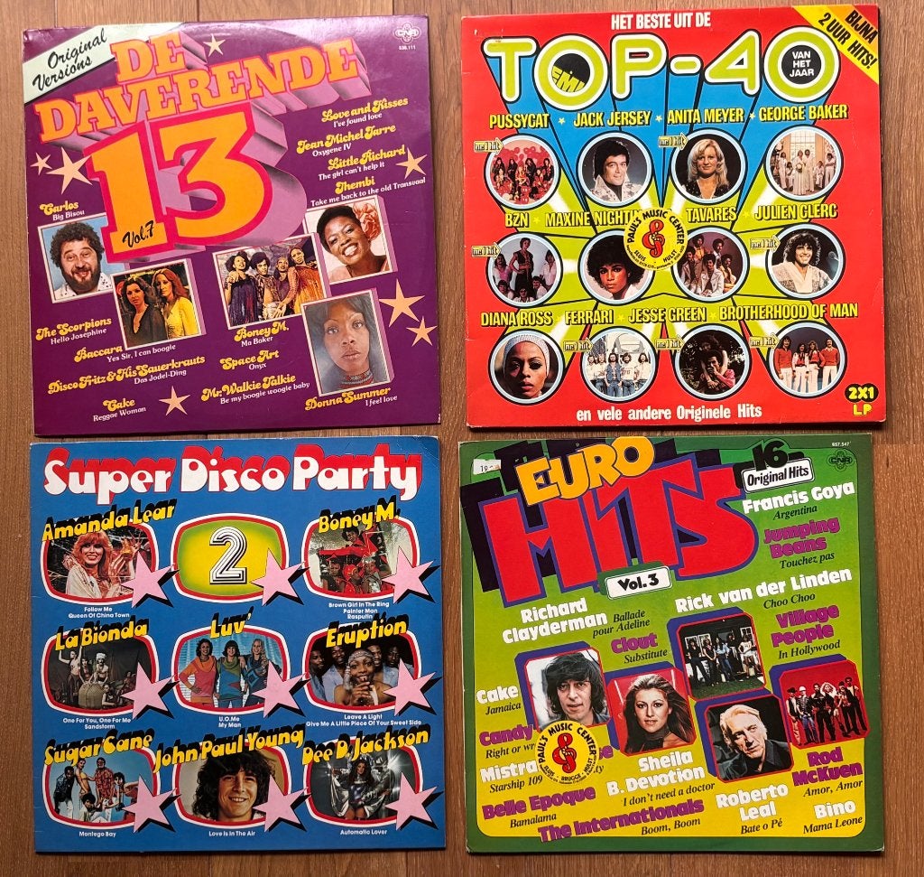 Jaren 70: 4 verzamel LP’s, Cd's en Dvd's, Ophalen of Verzenden, LP