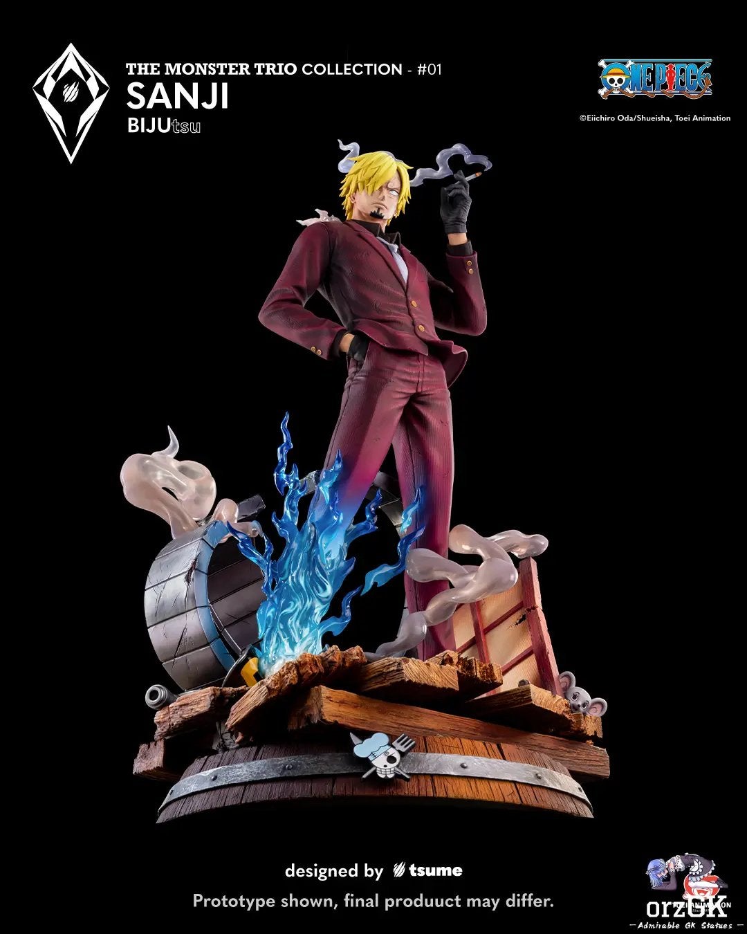 Tsume bijutsu Sanji nieuw met karton, Hobby en Vrije tijd, Ophalen, Nieuw