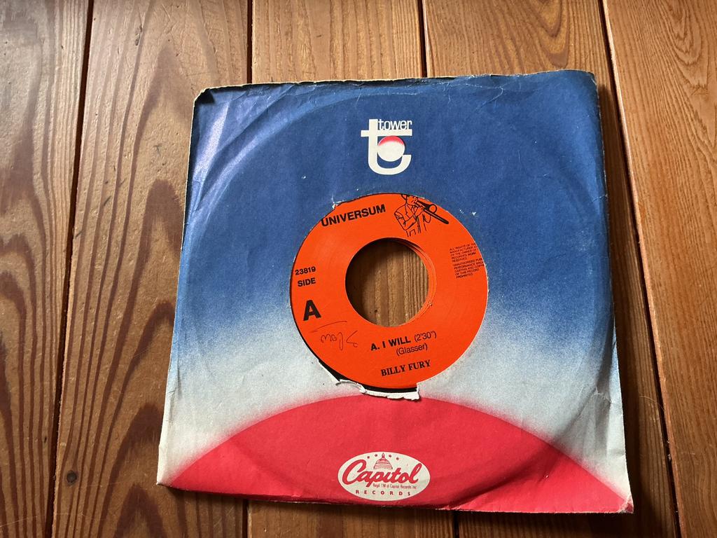 7” Billy Fury - I will, Ophalen of Verzenden, Gebruikt