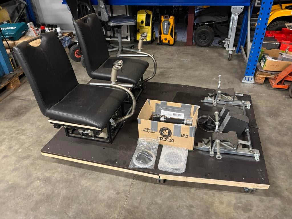 Helicopter helikopter simulatie unit, verder af te werken, Ophalen, Zo goed als nieuw