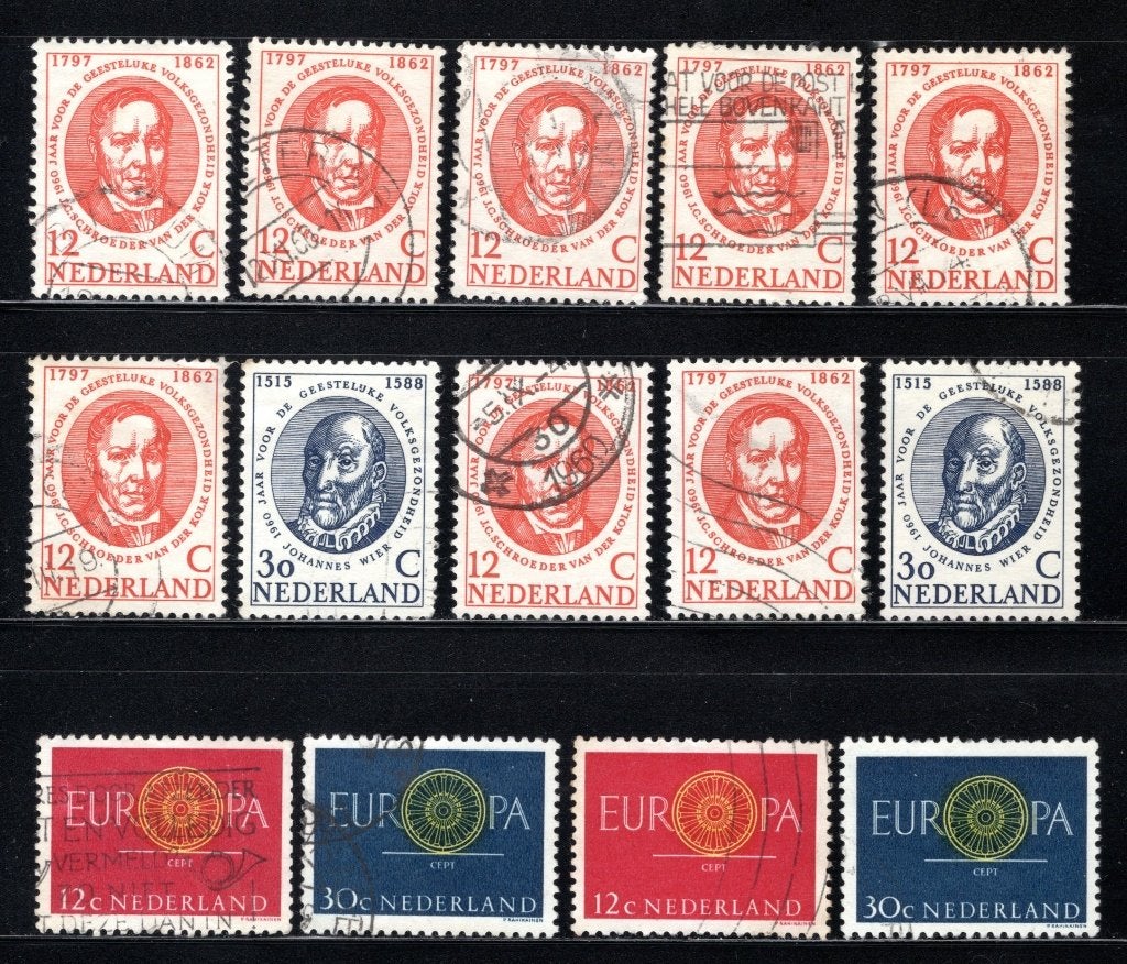 NEDERLAND Jaar 1960 gestempeld, Verzenden, Na 1940, Gestempeld