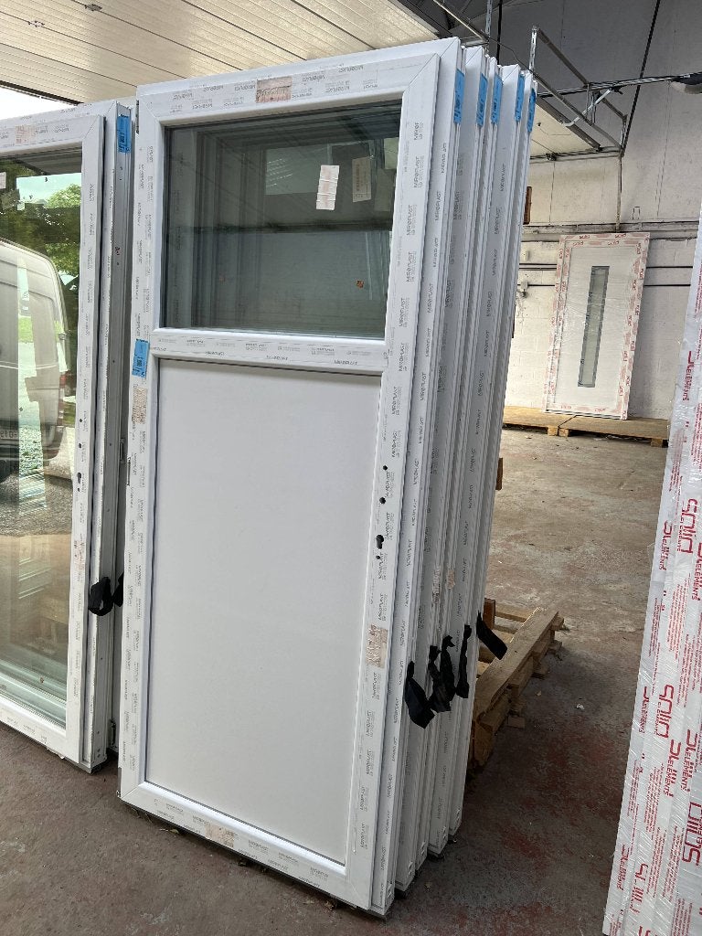 Destockage Portes de services PVC en stock 5 points en stock, Bricolage & Construction, Vitres, Châssis & Fenêtres, Enlèvement ou Envoi