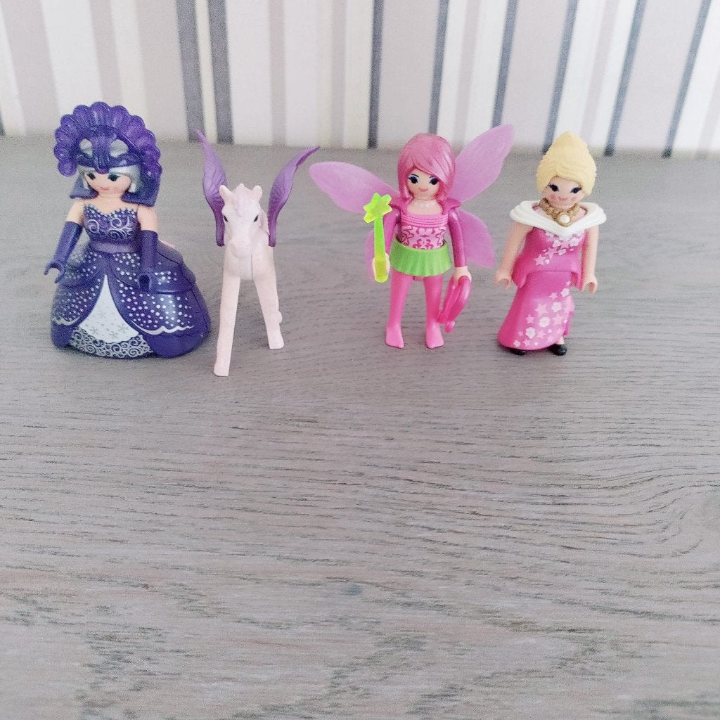 Fées Playmobil et pégase, Enlèvement ou Envoi, Fantasy, Utilisé, Figurines