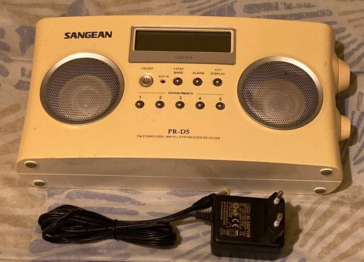 Radio Sangean PR-D5 FM Stereo MW/AM, Enlèvement ou Envoi, Comme neuf, Radio