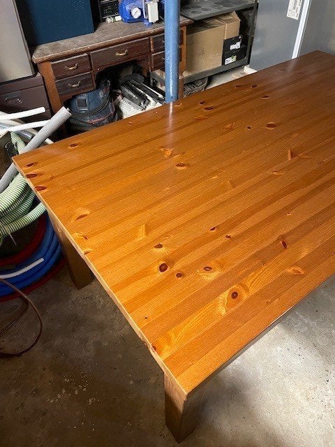 table à manger, 150 à 200 cm, Cinq personnes ou plus, Enlèvement, Utilisé