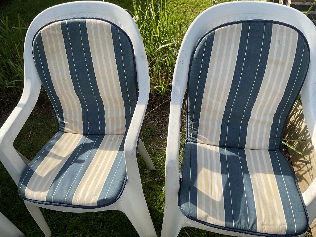 Tuinstoelen, Tuin en Terras, Ophalen, Gebruikt, Kunststof, Stapelbaar