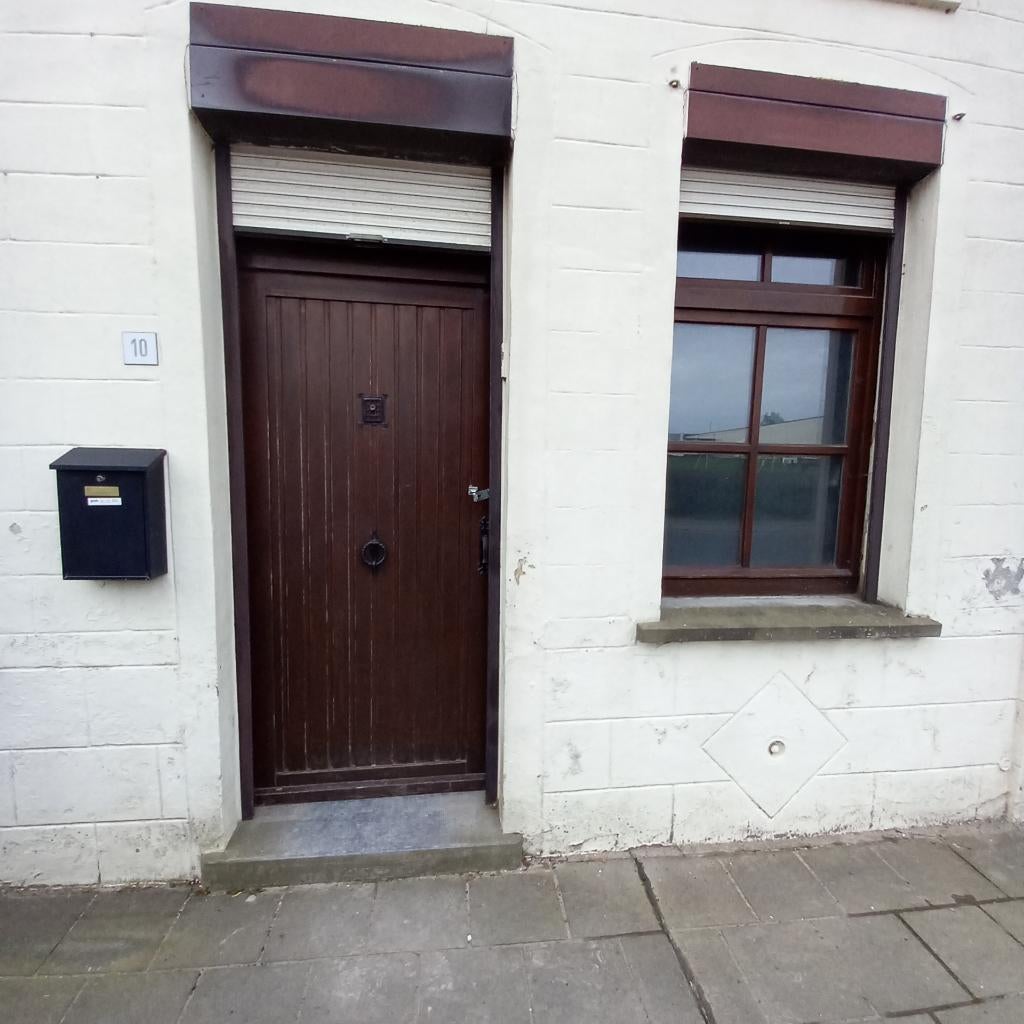 A donner TBE Porte bois massif + chassis double vitrage, Ophalen, Gebruikt, Overige houtsoorten, Overige typen