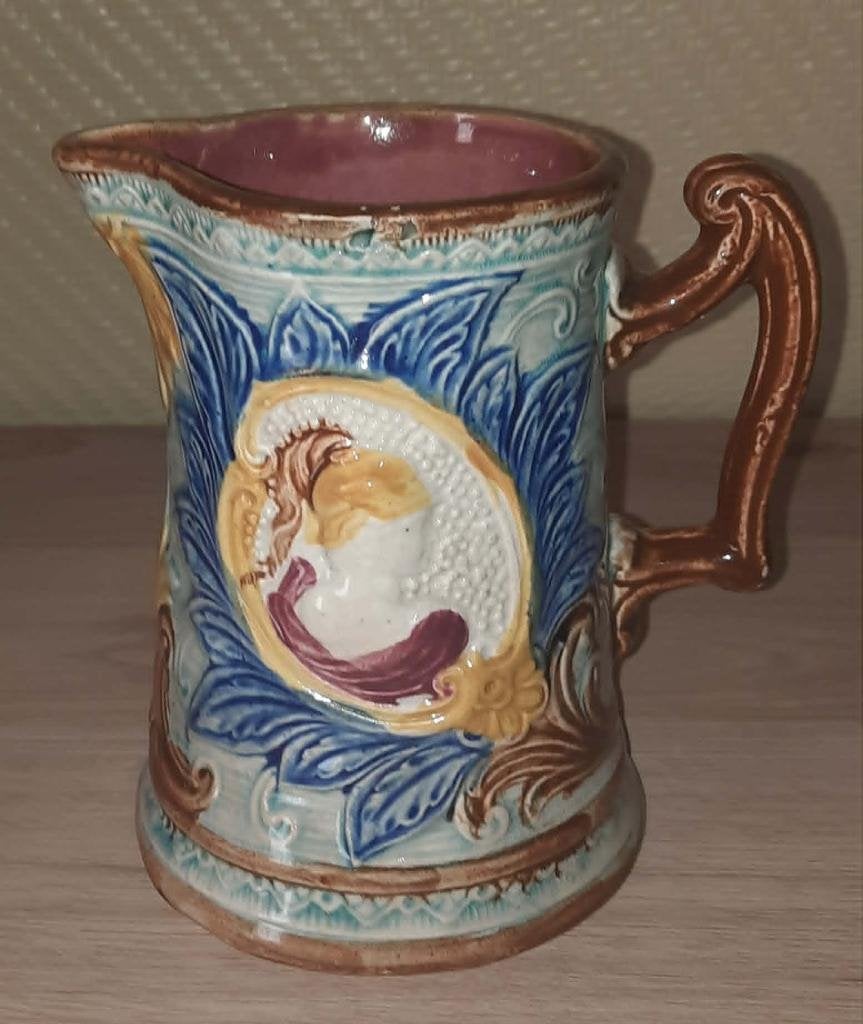 Pichet "Mercure" barbotine de Wasmuël, Enlèvement ou Envoi