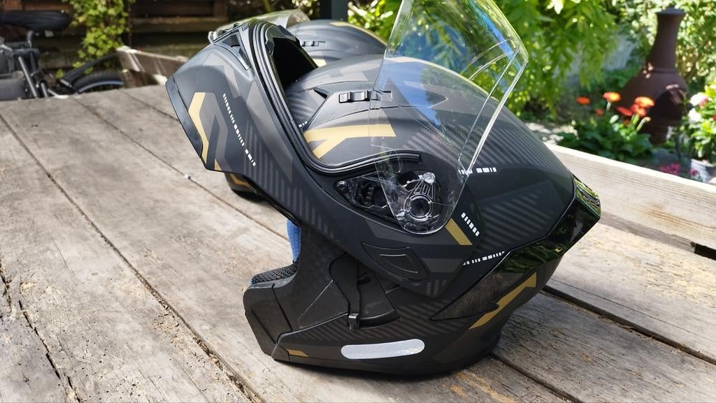 2 Casques moto modulables M et L, Motos, Enlèvement, Casque intégral