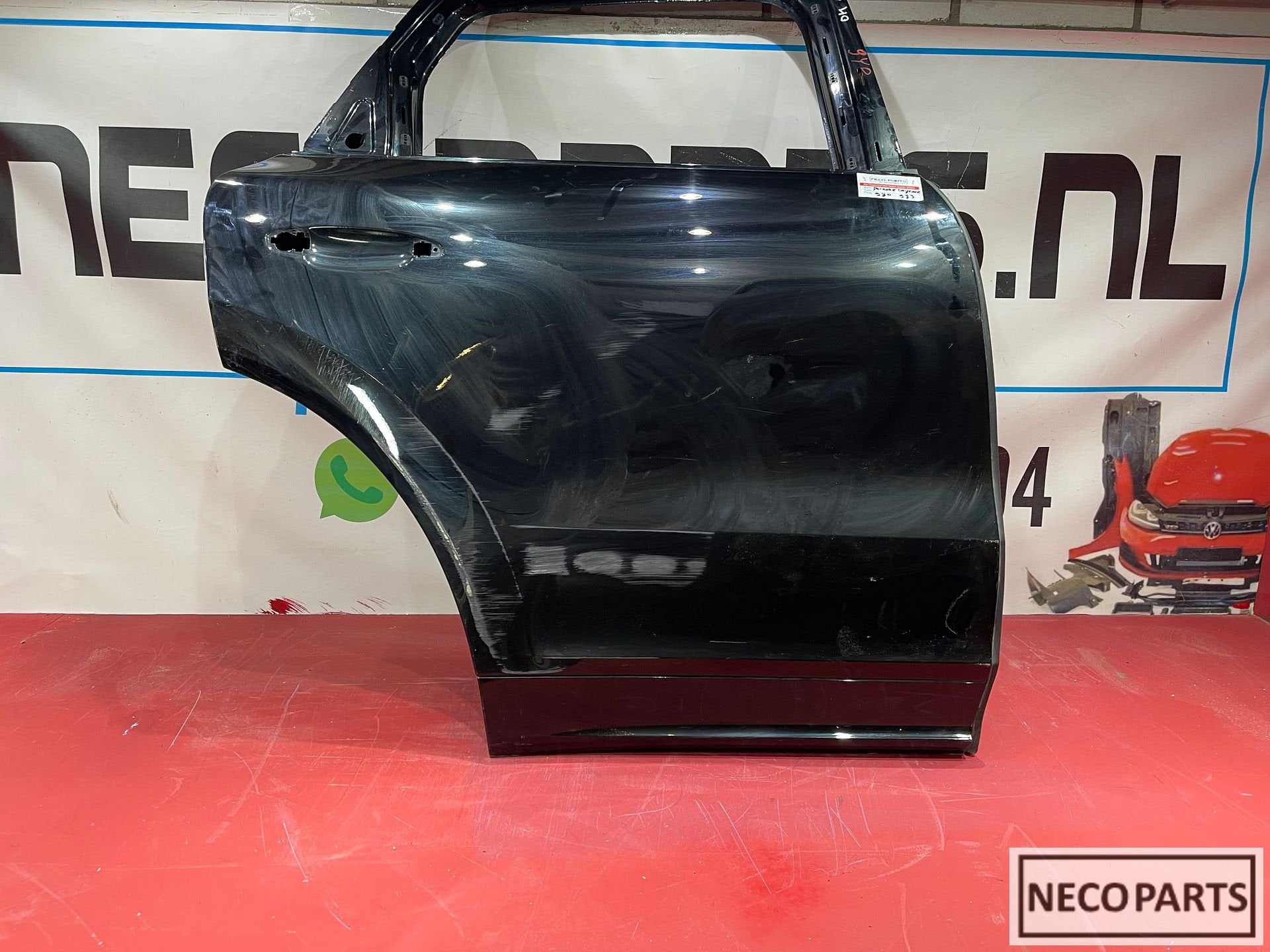 PORSCHE CAYENNE 9Y 9Y3833312 PORTIER DEUR RECHTSACHTER, Arrière, -, Porsche, Haillon arrière