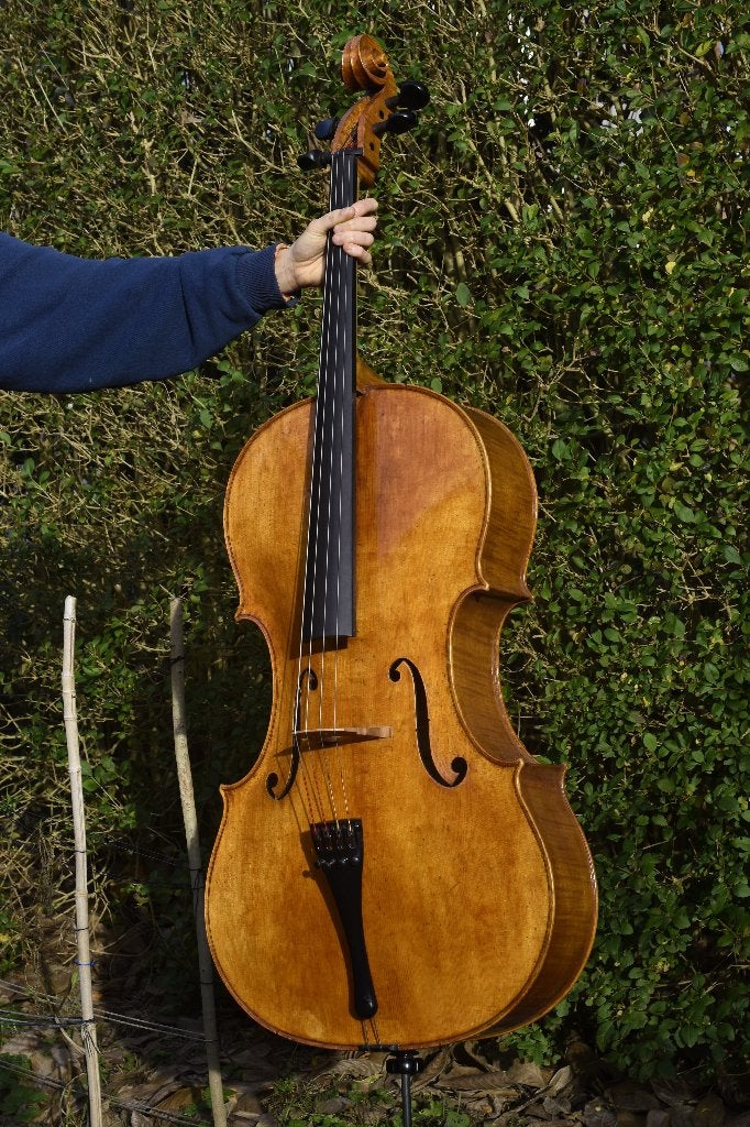 Violoncelle de luthière, Muziek en Instrumenten, Strijkinstrumenten | Cello's, Ophalen, Nieuw, 4/4-cello, Met koffer