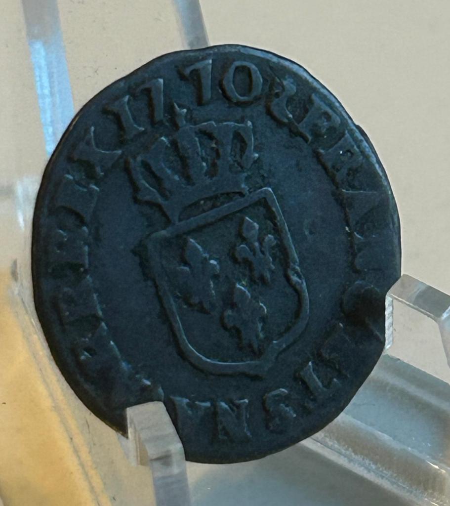 Frankrijk 1 liard 1770 S reims lodewijk XV, Postzegels en Munten, Munten | Europa | Niet-Euromunten, Ophalen of Verzenden